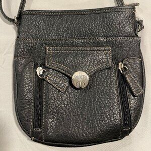 Rosetti Black Leather Purse